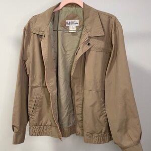 Cargo Jacket Men's Medium Khaki Y2K Vintage